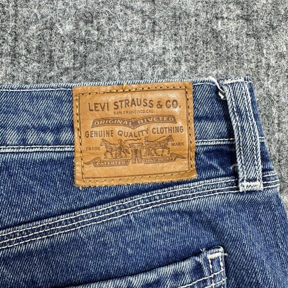 Levi’s Big E Wedgie Straight Womens Jeans 31x26 Crop Premium - Picture 15 of 15